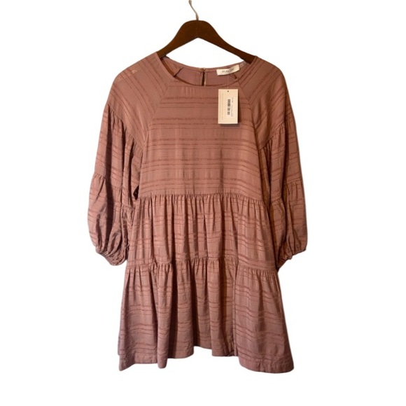 Mustard Seed Mauve Boho Textured Dress Size Small - Picture 1 of 9
